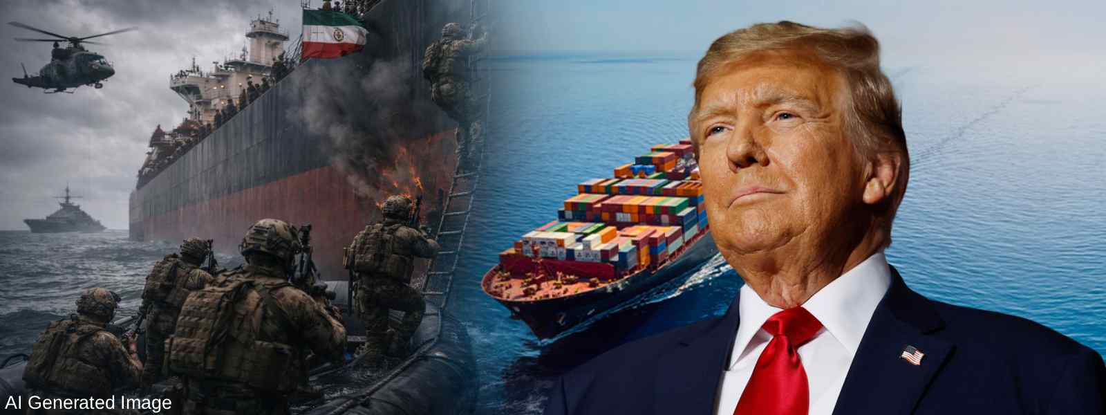 ඇමරිකාවෙන් ඉරාන වෙළෙඳ නෞකාවකට ප්‍රහාරයක්